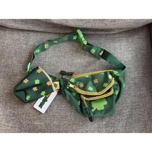 Tipsy Elves Clover Fanny Pack St Patricks Day Belt Bag Fanny Pack Can Holder